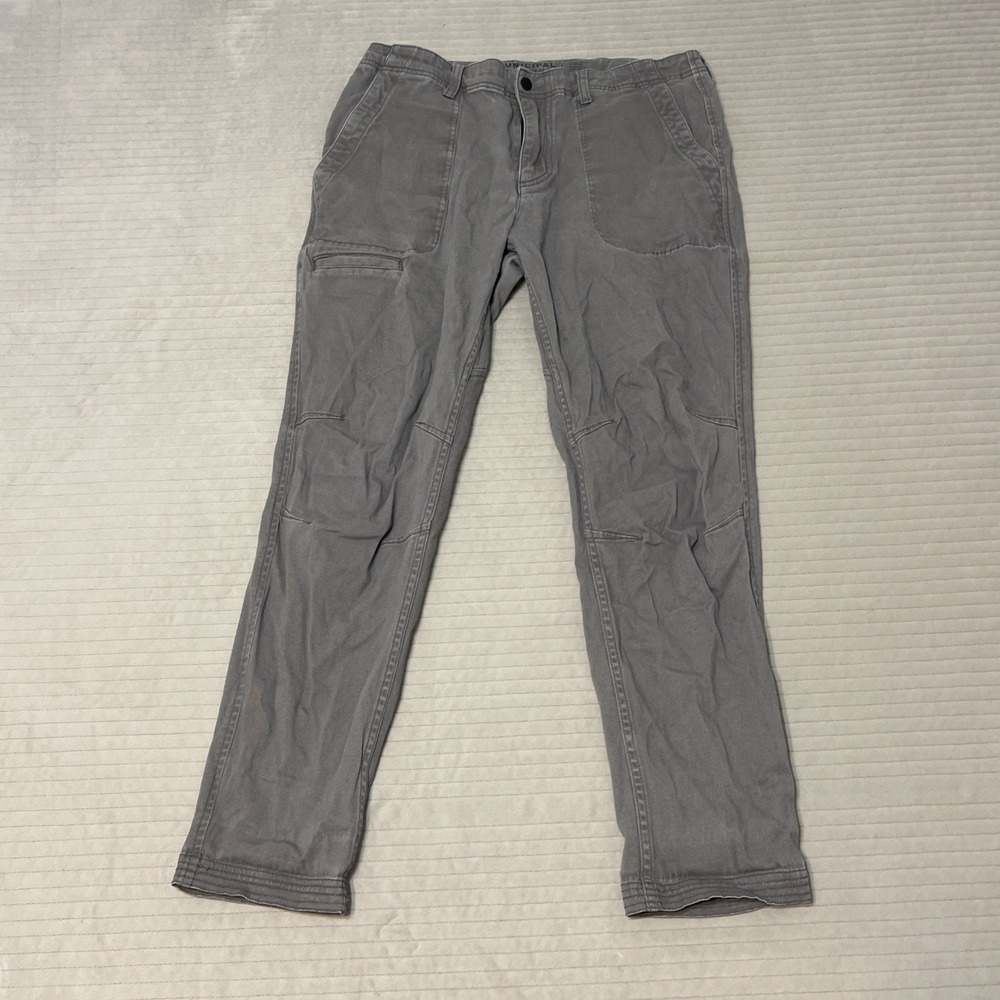 Municipal Sport Utility Gear Pants Mens 34x29 Grey Stretch Performance